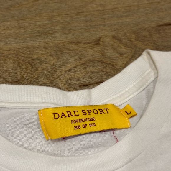 Darc Sport Wolves NFGU Powerhouse "Premium" Oversized Cutoff Tee White Size L - Picture 2 of 3